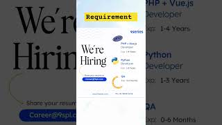 Hiring QA Engineer  freshers can apply  software testing softwareengineer softwaretester job [upl. by Einaj]