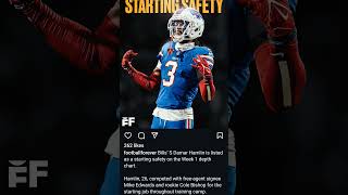 S  Damar Hamlin Week 1 Starter [upl. by Yrnehnhoj]