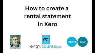 How to create a rental statement in Xero [upl. by Rafferty]