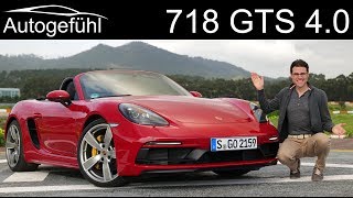 Porsche 718 Boxster GTS 40 vs 718 Cayman GTS 40 FULL REVIEW racetrack with Mark Webber [upl. by Geffner536]