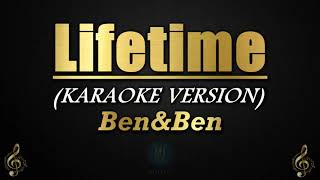 Lifetime  BenampBen KaraokeInstrumental [upl. by Caassi173]