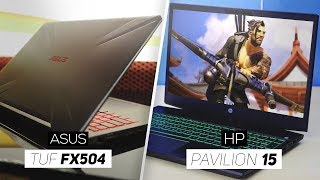 ASUS TUF FX504 VS HP Pavilion Gaming 15  Which Is The Better Gaming Laptop At 700 [upl. by Orlan]