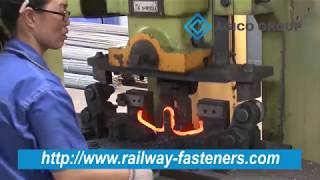 How to make rail clips  rail fasteners [upl. by Caron]