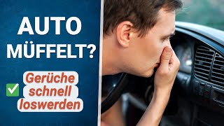 🔴 Auto riecht MUFFIG ⚠️ So wirst du Gerüche im Auto los [upl. by Mariand]