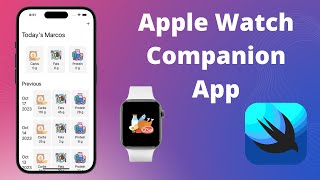 How to Build Apple Watch Companion App in SwiftUI amp Xcode [upl. by Tiraj]