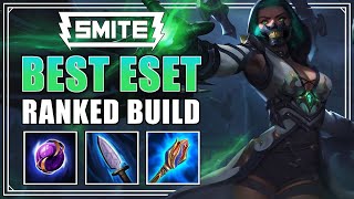 っ◔◡◔っ ♥ BEST ESET ONE SHOT BUILD ♥ Smite Eset Gameplay [upl. by Eido]