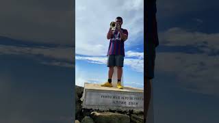 Playing at the Highest point of Portugal and biggest active Vulcano of Atlantic after climbing it [upl. by Tterraj45]