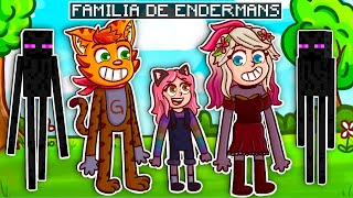 ¡SRGATO Y FLORCITA TIENEN UNA HIJA ENDERMAN 😂 SRGATO MOSITA Y FLORCITA SON ENDERMANS EN MINECRAFT [upl. by Ardnuahc923]