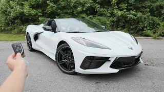 2021 Chevrolet Corvette Stingray Convertible 2LT C8 Start Up Exhaust Test Drive and Review [upl. by Parker]