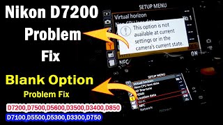 Nikon D7200 Wifi Not Working  Wifi Not Available Problem Fix  Pk Studio Kota [upl. by Hurless728]