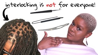 Should You Be Interlocking Your Locs  Protips from Loctician [upl. by Derfiniw]