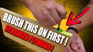 Do this to plywood STRONGER and BETTER looking [upl. by Dlaregztif]