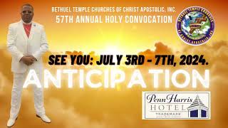 Bethuel Temple Churches Christ Apostolic Inc 2024 Convocation Promo [upl. by Avalsorim]