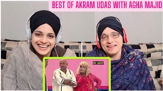 Indian reaction to Best of Akram Udass and Agha Majid with Sohail Ahmed Pakistani Stage Drama Comedy [upl. by Karine70]