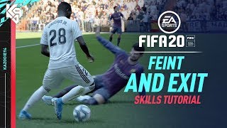 FIFA 20 New Skills Tutorial  Feint and Exit New Body Feint [upl. by Narej118]