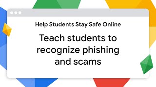 Teach students to recognize phishing and scams [upl. by Jahdai]