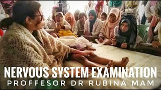 Nervous System examination by Professor Dr Rubina mam  Med flix [upl. by Ailedamla]