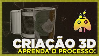 Como criar objeto 3D para games l Dicas Gerais 006 [upl. by Cirde572]