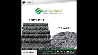 Gabion  Steel Sheet Piles  Geotextile  Tie Wire  SolidPh  SSTC  DPWH Standard [upl. by Nednyl]