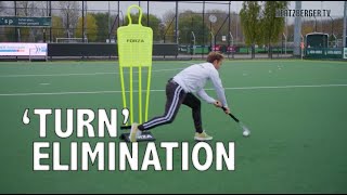 Field Hockey Turn Elimination Moves Hertzberger TV [upl. by Arayt91]