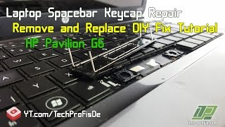 How to Fix Laptop Spacebar Key HP Notebook keyboard Tutorial [upl. by Squier766]