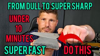 How To Properly Sharpen A Knife In Minutes [upl. by Ezechiel176]