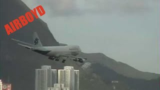 Air Hong Kong 747 Landing Kai Tak 1998 [upl. by Jerz]