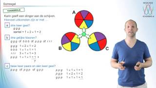 Combinatoriek  somregel voorbeeld  WiskundeAcademie [upl. by Edals]