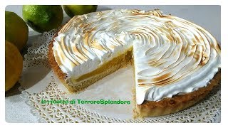 Crostata con curd al limone e meringa italiana  Lemon Meringue Pie [upl. by Ana124]