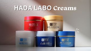 GUIDE TO HADA LABO CREAMS ❤️ Choose the best one for you [upl. by Sivrep]