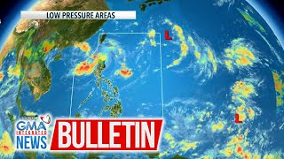 2 LPA sa labas ng PAR ang binabantayan ng PAGASA  GMA Integrated News Bulletin [upl. by Assenej926]