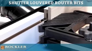 Rockler Shutter Louvered Router Bits [upl. by Marlena296]