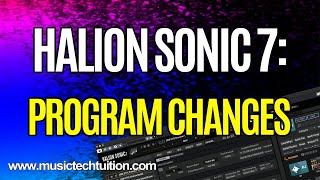 Halion Sonic 7 Using Program Changes [upl. by Claiborn]