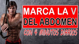 Rutina para marcar la V y abdomen bajo con solo 4 minutos [upl. by Rheims73]