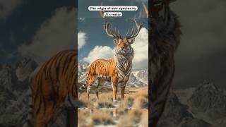 The origin of new species by AI creator animal fusion hybrids shorts youtubeshorts [upl. by Eislrahc]