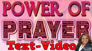 ATOMIC PRAYERS by Dr Cindy Trimm  Text Video [upl. by Notxarb]