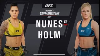 Amanda Nunes vs Holly Holm Ufc [upl. by Irvine]