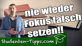 DU setzt deinen Fokus falsch  mit Lerntagebuch besser fokussieren und konzentrieren StudentenTipps [upl. by Inot820]