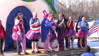 Super Plungers at 2016 Rochester Polar Plunge [upl. by Maxi]