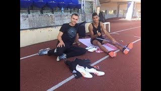 Wayde van niekerk returns to training after injury [upl. by Delamare]