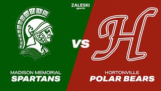 Madison Memorial vs Hortonville  2023 WIAA Boys Basketball [upl. by Romaine479]