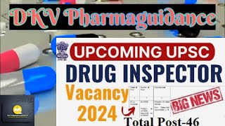 drug inspector vacancy 2024  upcoming drug inspector vacancy 2024  How to Become Drugs Inspector [upl. by Aderfla]