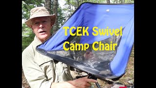 TCEK Swivel Portable Camp Chair [upl. by Elbon]