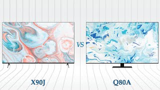 Sony X90J vs Samsung Q80A  Low Resoluton To 4K [upl. by Weir806]