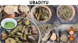 गांव के तरीके से उपले पे बनाया हुआ उबाडियू  Famous Ubadiyu cooked on Cow Dung Cake [upl. by Rodd]