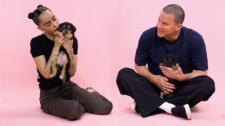 Channing Tatum and Zoë Kravitz The Puppy Interview [upl. by Liggitt]