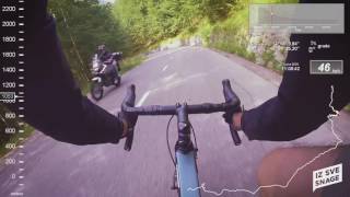 Slow TV Cycling in Kranjska gora Vršič  Bovec [upl. by Sigismondo]