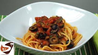 Spaghetti alla puttanesca – Gusto irresistibile facili e veloci – Primi piatti [upl. by Yelsnit418]