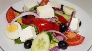 Recette de la salade grecque [upl. by Birecree]