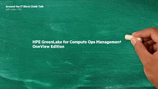 Introducing HPE GreenLake Compute Ops Management  OneView Edition  Chalk Talk [upl. by Adriane]